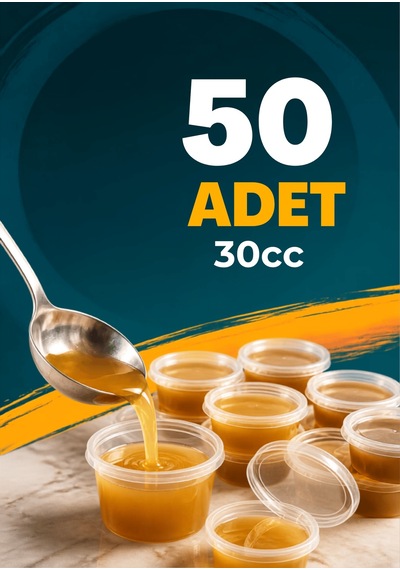 50 Adet 30 Ml Sızdırmaz Mini Saklama Kabı Sosluk Buzluk Kabı Mıt1361 Şeffaf
