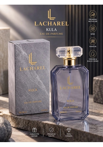 Lacharel Kula Unisex Eau De Parfum 100 Ml Adaçayı Vetiver Vanilya Odunsu Parfüm Ferah