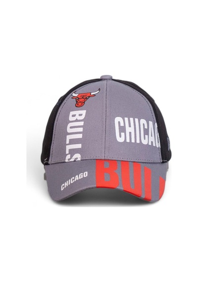 Gri Chicago Bulls Basketbol Beyzbol Şapkası - Standart Gri