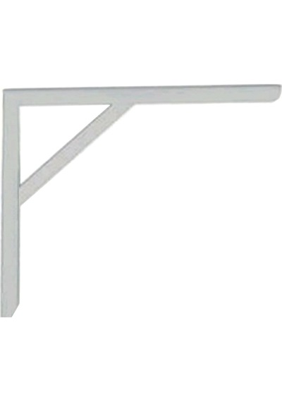 Sabit Raf Tutcu Konsol 20 Cm Beyaz