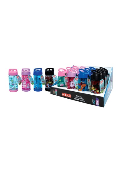 GLOBOX BASKILI TRİTAN MATARA 320 ML 3114