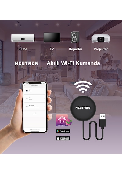 Neutron Ntl-ır-02s Akıllı Wi-fi Kumanda