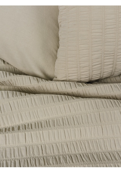 Cotton Box Liny Çift Kişilik Nevresim Takımı Sungai Bej