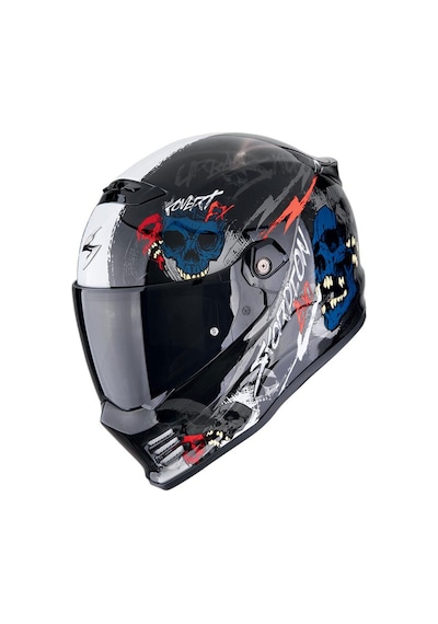 Scorpion Covert Fx Skullz Kapalı Motosiklet Kaskı Siyah Gri Kırmızı Siyah - Gri - Kırmızı Scorpion Covert Fx Skullz Kapalı Motosiklet Kaskı Siyah Gri Kırmızı Siyah - Gri - Kırmızı