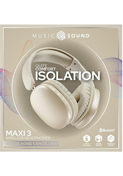 Cellularline Music Sound Maxi 3 ANC Bluetooth 5.3 Kulak Üstü Kulaklık