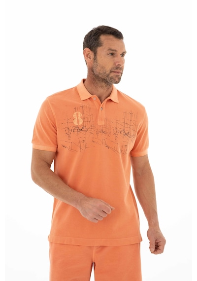 AR-MA Arma Erkek Regular Fit Parça Boyama Polo Yaka Tişört 001