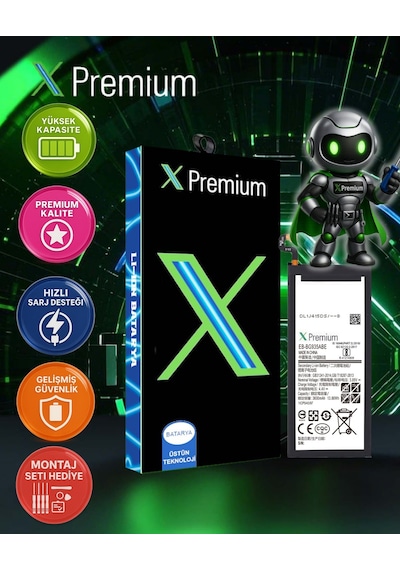 Xpremium Samsung Uyumlu S8 Sm-g950 Batarya Pil Süper Yüksek Kalite 3000 Mah