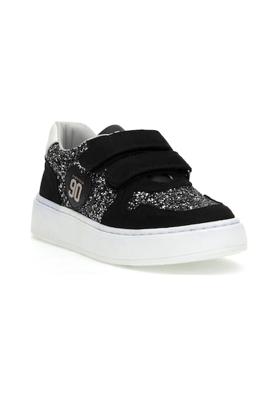 U.S. Polo Assn. Kız Çocuk Siyah Simli Sneaker Ayakkabı 50315552-VR046