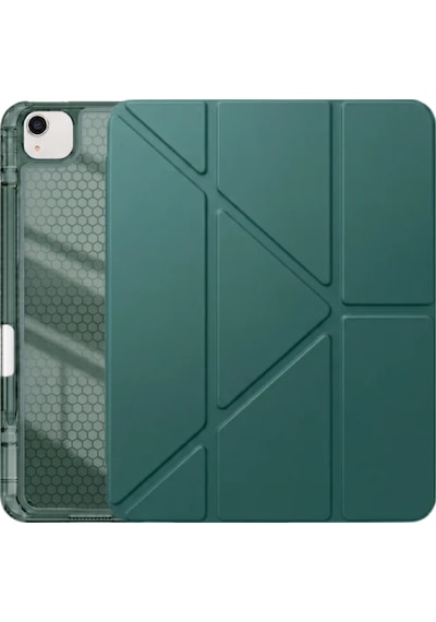 Ps Apple Uyumlu iPad Air 13 İnç M4 / M3 / M2 Tri Folding Standlı Kılıf - Haki Kapaklı Kılıf Ps Apple Uyumlu iPad Air 13 İnç M4 / M3 / M2 Tri Folding Standlı Kılıf - Haki Kapaklı Kılıf