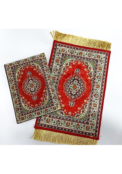 30x20 Cm Kilim Desenli Mause Pad Mouse Pad Bilgisayar + Defter