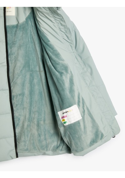 Koton Oversize Şişme Mont Fermuar Kapamalı Manşetleri Lastikli Green 4wkg00011aw 4WKG00011AW774 Yeşil Koton Oversize Şişme Mont Fermuar Kapamalı Manşetleri Lastikli Green 4wkg00011aw 4WKG00011AW774 Yeşil