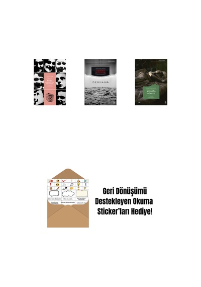 Kutu + Germania + Kurbağa Güncesi + Okuma Sticker'ları