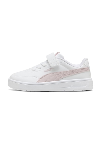 Puma Court Classic Clean Ac+ P Beyaz Kız Çocuk Sneaker 000000000102714994 Beyaz-pembe