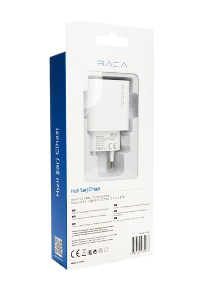 Raca U199 Pd 20 Watt Type-c Hızlı Şarj Adaptörü Cihazı Type-c Pd 3.0
