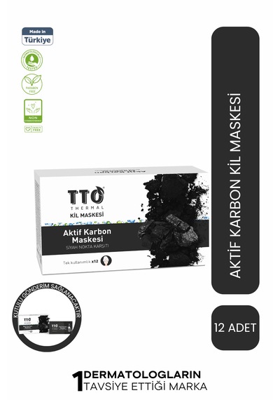 Tto Thermal Aktif Karbon Maskesi Siyah Nokta Karşıtı