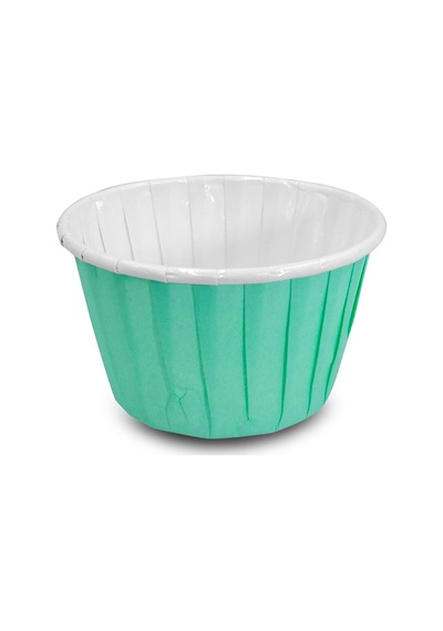 Kafem Mat Mint Yeşili Muffin Kek Kapsülü 50li X 5 Paket - K12 Yeşil