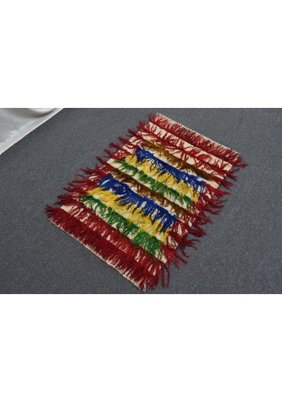 Zehra Abla Halı Yeni El Dokuma Nadide Uzun Tüylü Otantik Tülü Yün Kilim 6251