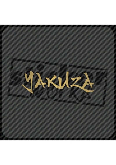 Yakuza Hologram Sticker Altın Sarı