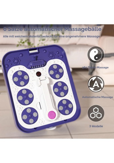 Qtiice Katlanır Ayak Spa Elektrikli Döner Masaj Pedikür Ayak Banyosu, Isı, Kabarcık, Titreşim, Sıcaklık Kontrolü Ve Ayaklar İçin 6 Ayrılabilir Motorlu Shiatsu Masaj Topu Qtiice Katlanır Ayak Spa Elektrikli Döner Masaj Pedikür Ayak Banyosu, Isı, Kabarcık, Titreşim, Sıcaklık Kontrolü Ve Ayaklar İçin 6 Ayrılabilir Motorlu Shiatsu Masaj Topu