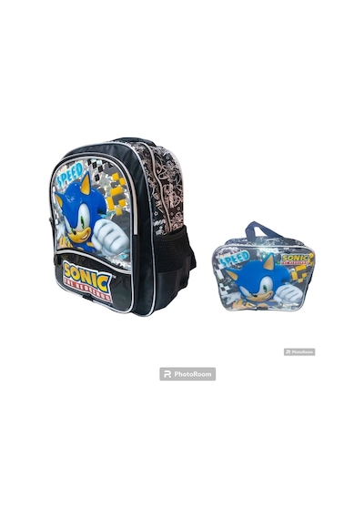 Sonic Okul Çantası 2041 Ve Beslenme Kabı Çok Renkli