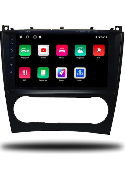 Navmina Mercedes C Class W203 W209 Android Carplay Multimedya 1999-2007 4gb Ram + 64gb Hafıza + 8 Çekirdek