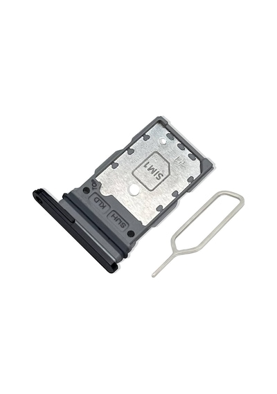 S22 Ultra 5g Uyumlu Sim Kart Aparatı Sim Tepsisi Sim Kızağı Siyah Yüksek Kalite Yc