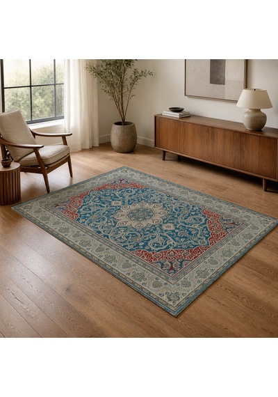 Kartela Halı Elya Halı Jüt Taban Dokuma Halı - 100 X 150 Cm Çok Renkli
