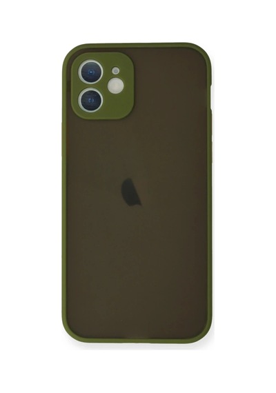 Apple Apple Uyumlu iPhone 12 Mini Kılıf Montreal Silikon Kapak - Açık Yeşil