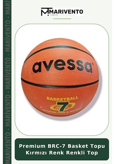 Premium Brc-7 Basket Topu Kırmızı Renk Renkli Top