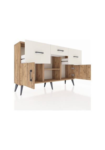 Arges Konsol Tek Raflı 3 Çekmeceli 3 Kapaklı 132x30x83 Çam-çam/aytaşı Çam/aytaşı Arges Konsol Tek Raflı 3 Çekmeceli 3 Kapaklı 132x30x83 Çam-çam/aytaşı Çam/aytaşı