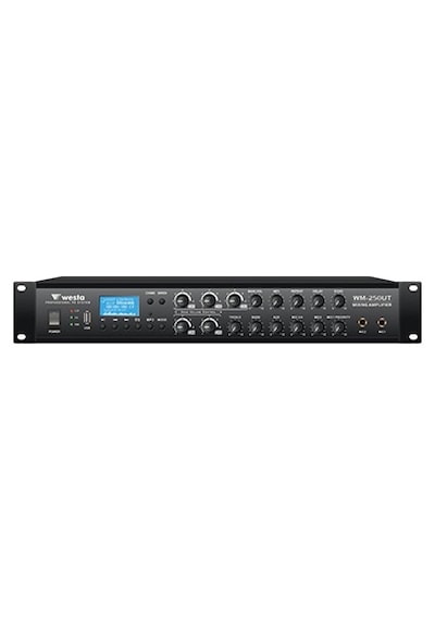 Westa Wm-250ut 250w 100v/70v/4-16 Ohm Usb/eko/bt/uk 6 Bölgeli 4 Mik Giriş Trafolu Anfi