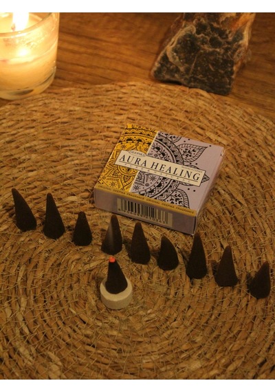 Aura Healing Konik Tütsü Paketi 10 Adet Konik Tütsü İçerir