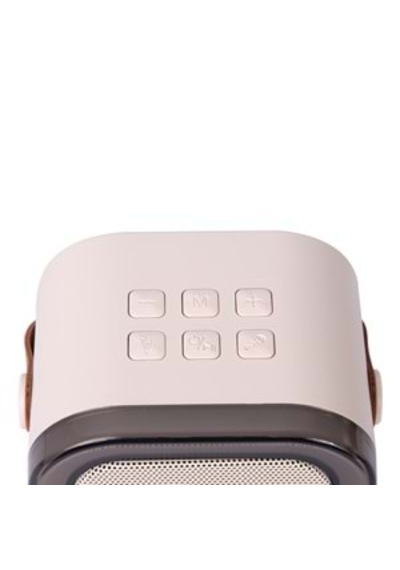 Mikado Md-27bt Naos Krem Usb+tf+bluetooth Destekli Wireless Karaoke Mikrofonlu 5w 800mah Taşınabilir Speaker