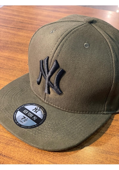 Hamze Ny New York Nakış Hip-hop Snapback Rapper Basket Beyzbol Şapka Cap Haki