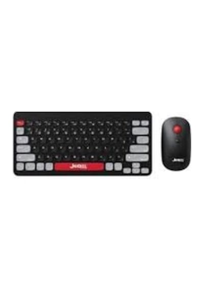 Jedel Ws681 Wireles Mini Klavye Mouse Combo 800-1200-1600 Dpı 1 Aa Battery 3 Million Times Switch Optik
