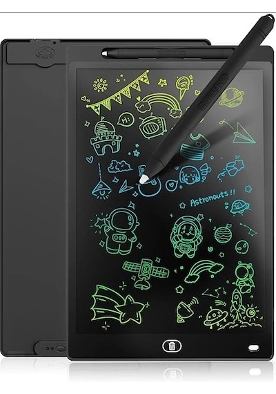 20 Inc Renkli Lcd Grafik Dijital Kalemli Çizim Tableti Yazı Tahta Not Yazma Eğitim Table Ac067