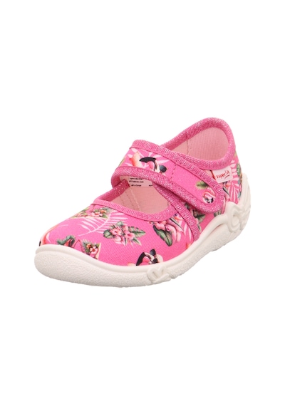 Superfit Belinda Kız Çocuk Ev Kreş Ayakkabısı Flamingo - Pembe 800288-5570 Pembe