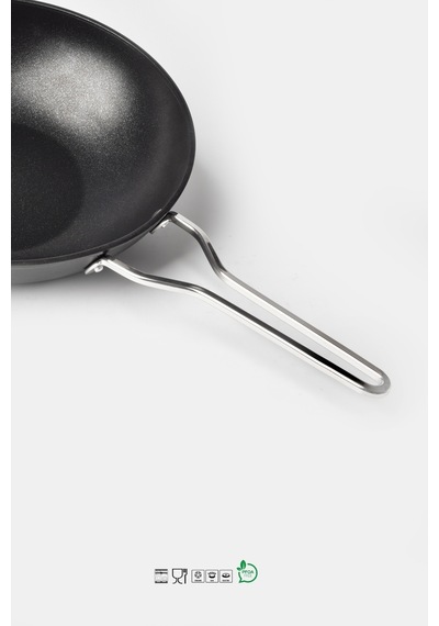 Fin Wok Tava 28 Cm Siyah