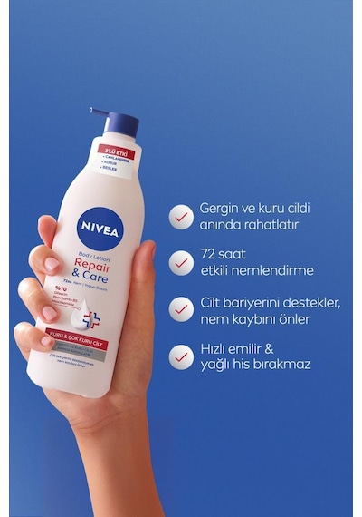 Q10 Sıkılaştırıcı Vücut Losyonu 250ml Ve Repair&care Nemlendirici Losyon 400ml, Rahatlatıcı