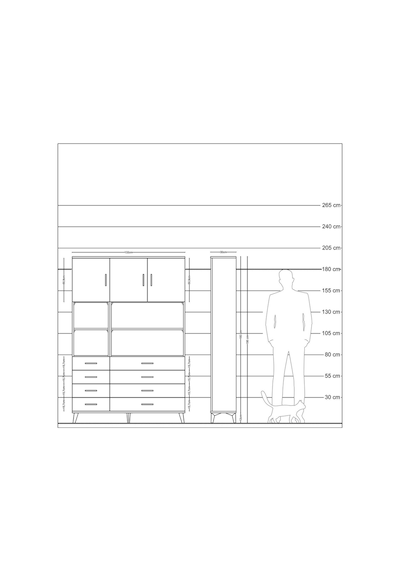 Arges Dolap 8 Raflı 8 Çekmeceli 3 Kapaklı 132x30x195 Antrasit-antrasit/antrasit Antrasıt/antrasıt Arges Dolap 8 Raflı 8 Çekmeceli 3 Kapaklı 132x30x195 Antrasit-antrasit/antrasit Antrasıt/antrasıt