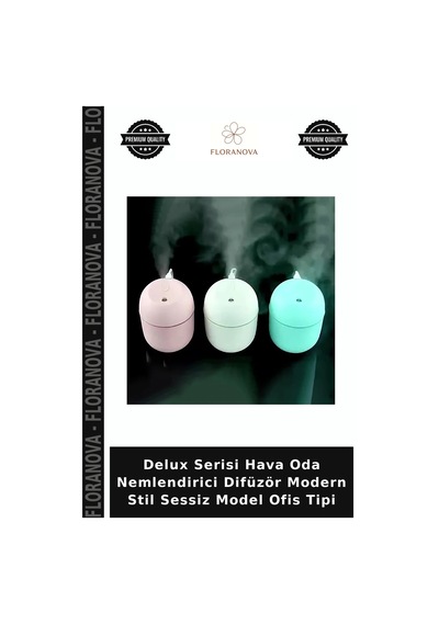 Delux Serisi Hava Oda Nemlendirici Difüzör Modern Stil Sessiz Model Ofis Tipi
