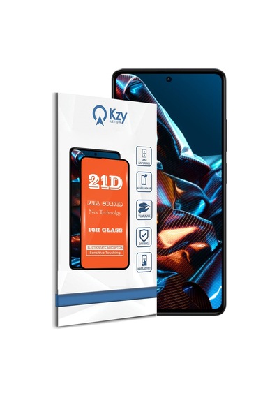 Xiaomi Poco X5 Pro 5g ile Uyumlu Tam Kaplayan 21D Temperli Ekran Koruyucu Cam