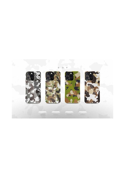 Kajsa Apple Uyumlu iPhone 13 Pro Max Kılıf Asker Desenli Kajsa Camo Kapak ZORE-219781