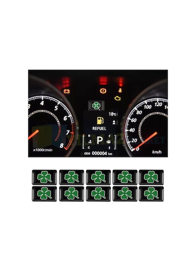 Alfa Romeo Yonca Logo Torpido Direksiyon Jant Vites Oto Sticker Damla Etiket