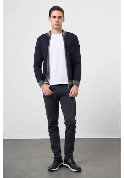Koyu Lacivert Uzun Kol Düz Örme Dik Yaka Classic Slim Fit Triko 1012245203 Koyu Lacivert Koyu Lacivert Uzun Kol Düz Örme Dik Yaka Classic Slim Fit Triko 1012245203 Koyu Lacivert