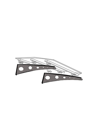 Metal Ayaklı 10 Mm Levhalı Pratik Sundurma 100x100cm Modern Model