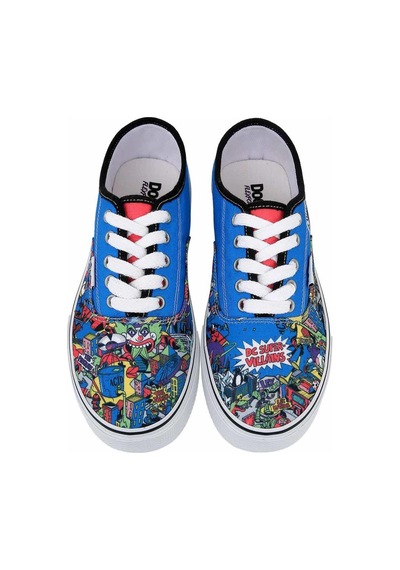 Kadın Vegan Çok Renkli Sneakers - Warner Bros Dc Villains Tasarım