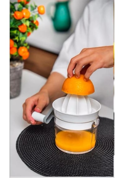 Narenciye Sıkacağı Çevirme Kollu Pratik Limon Sıkacağı Portakal, Mandalina, Greyfurt İçin Uygun Diğer