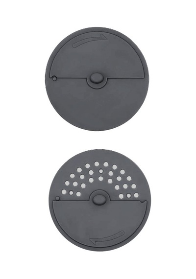 2 Adet Lavabo Süzgeci, Çevirmeli Kapak Koku Önleyici Mutfak Banyo Küvet Gider Tapası 2 Li Set Füme Diğer