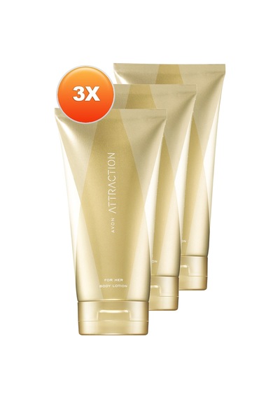 Avon Attraction Vücut Losyonu 3 x 125 ML